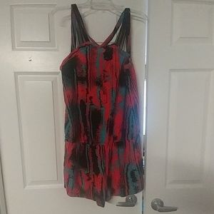 Fabletics XL patterned romper